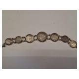 Australian Coin Bracelet with Pre-1945 Coins