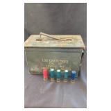 Military .50 Cal Ammo Can with Shotgun Shells