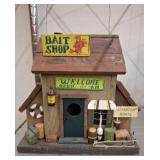 Nautical Folk Art Bait Shop Birdhouse