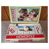 Monopoly Board Game and Glory Board Game Lot