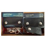 Faded Glory Leather Chain Wallets Set