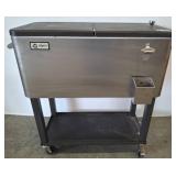 Trinity Stainless Steel Rolling Cooler 36"ï¿½18