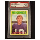 1972 Topps #225 Fran Tarkenton PSA 8