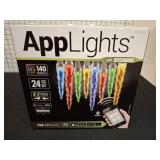 AppLights LED Icicle Light Set 24 Count