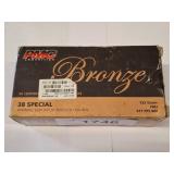 PMC Bronze 38 Special Ammunition, Partial Box