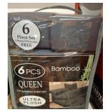6 Pc Bamboo Queen Sheet Set