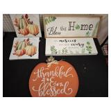 Fall and Inspirational Wall Decor