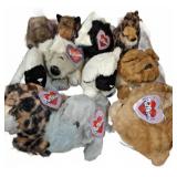 Ty Puffkins Plush Animal Lot with Tags