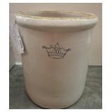 Stoneware Blue Crown 10-Gallon Crock 15x17