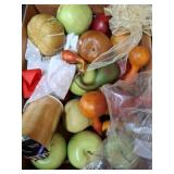 Faux Fruit Decor and Ribbons