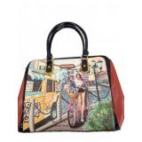 Nicole Lee Graphic Dome Satchel Bag