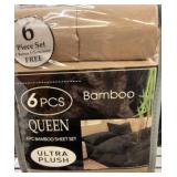 Queen 6-Piece Bamboo Sheet Set, Ultra Plush