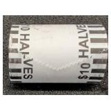 Unopened $10 Roll of Half Dollars