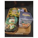 Pokemon TCG Card Tin and Card Lot