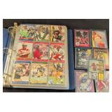 Binder of Mixed Sports Trading Cards