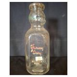 Fairway Dairy 10in Glass Milk Bottle Billeric