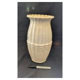 I. Godinger & Co. White Ceramic Vase