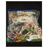 Costume Jewelry Lot in Bag