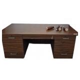 Wood Laminate Office Desk with Legs, 60x30x21