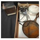 Lot: Wilson Speaker, Cast Iron Skillet
