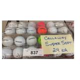 Callaway Super Soft Golf Balls, 24 Count