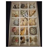 Costume Brooch and Pin Lot