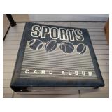 Sports Card Album With Assorted Cards