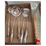 Five Stainless Steel Kitchen Utensils