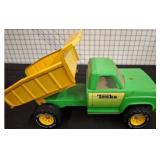 Tonka Green and Yellow Dump Truck