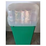 Sterilite Storage Bin With Gift Wrap Rolls