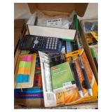 Office Supplies Lot with Casio Calculator