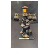 Ceramic Whiskey Lamp Post Bar Set, Japan