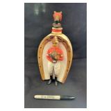 Horse Racing Themed Ceramic Scotch Decanter