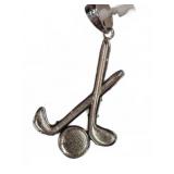 Sterling Silver Golf Pendant Charm