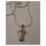 James Avery .925 Retired Cross Pendant