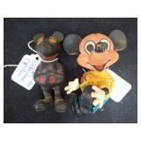 2 Mickey Mouse Figurines