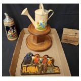 Collectible Lot: Stein, Watering Can, &
