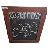 Framed Led Zeppelin Artwork 24x30