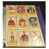 Binder of Vintage Football Cards Collection