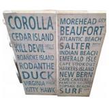 12x32 Coastal North Carolina Canvas