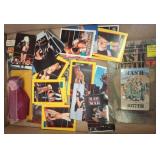 Wrestling Cards and Battlestar Galactica Toy