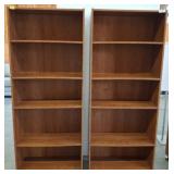 Wooden Bookcases 30x12x72 Inches