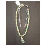 Natural Sodalite and Turquoise Necklace