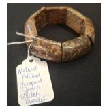 Natural Polished Leopard Jasper Stretch Brace