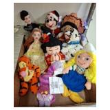 Disney Store Plush Character Dolls Lot