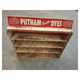 Putnam Fadeless Dyes Metal Display Rack 19x6x