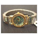 Gem Time Abalone Shell Watch Quartz