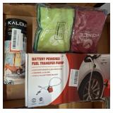 Automotive Accessory Lot: Fuel Pump, Towels,