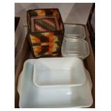 Pyrex Refrigerator Dishes and Baking Pans Set