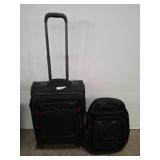 Samsonite Black Luggage Set with Backpack